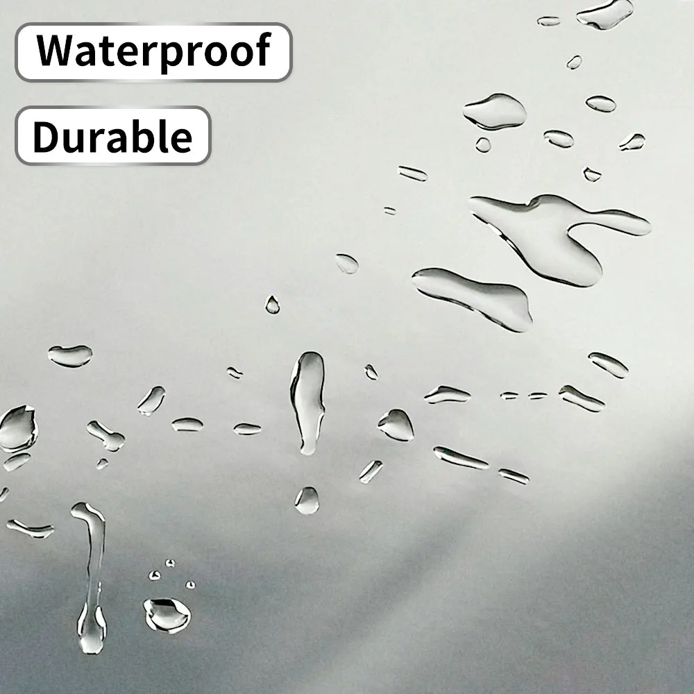 1롤 광택 실버 비닐 롤 영구 스티커 필름 방수 자가 접착 DIY 자동차 가정 컵 스티커 모든 커팅 머신용