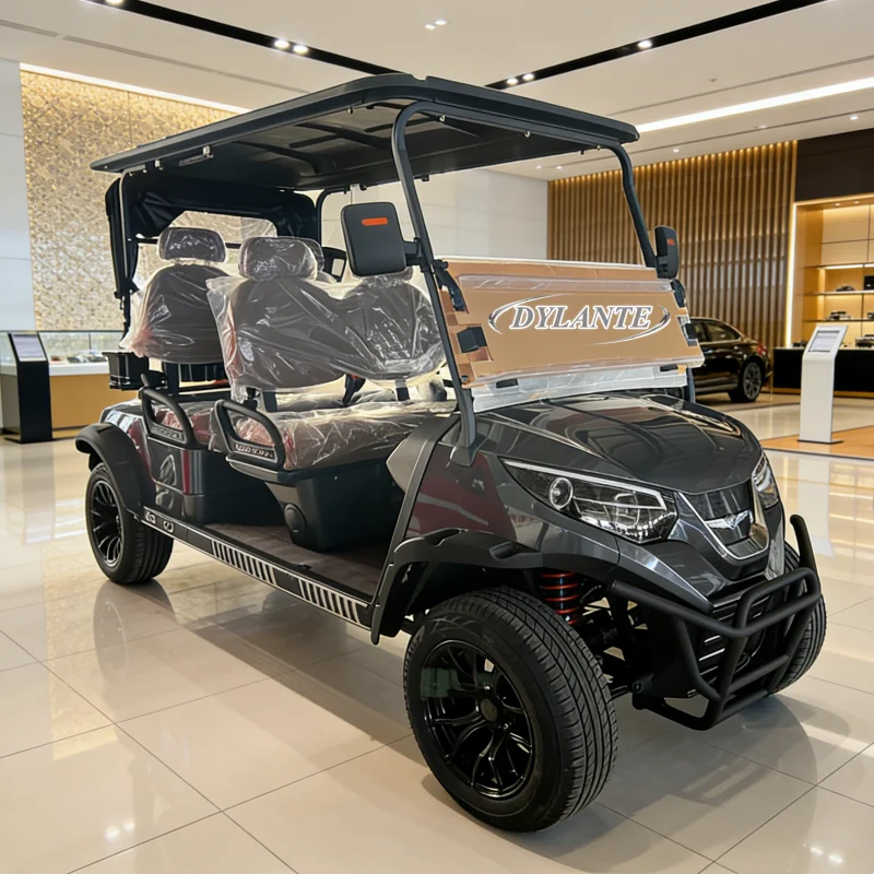 Hot Selling Street Legal Lithium Battery Double Swing Arm Independent Suspension Standard Electric Golf Cart Car for Adults