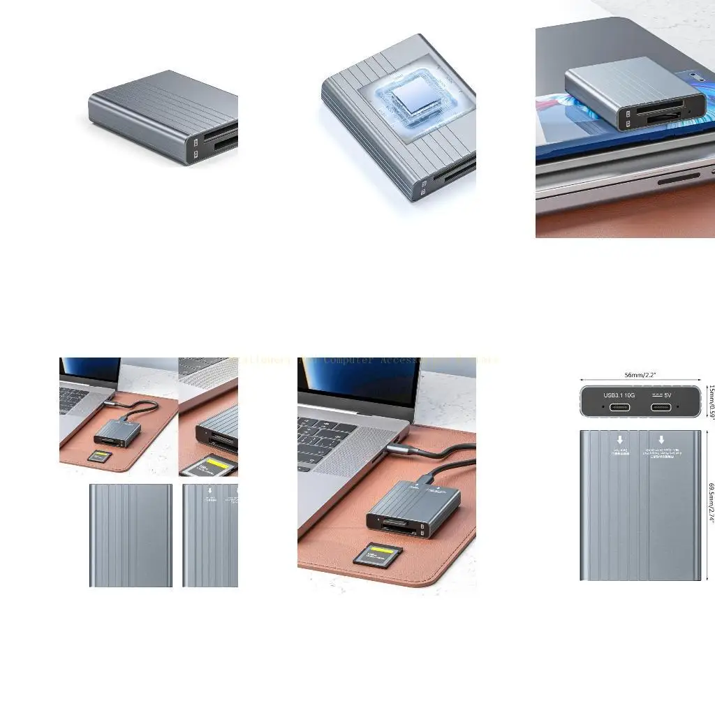 

Читатель карт USB CfexPressType A/B Reader Reader USB3.1 Adapter Gen2 10GBP для победы