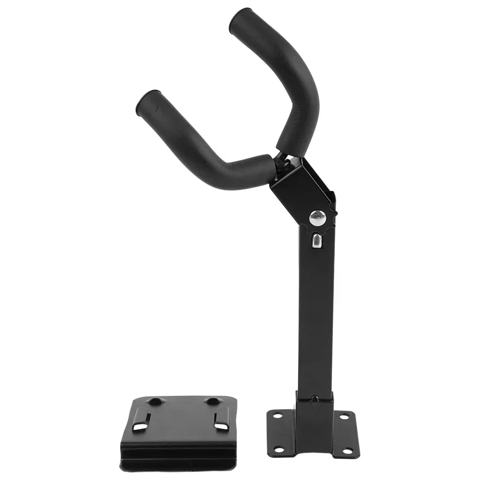 Adjustable Swivel Guitar Hanger Stand Wall Mount Rack for Various Instruments with Soft Padding and Angle Control