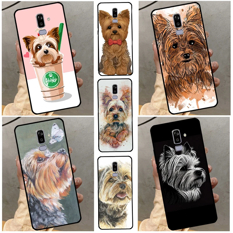 Yorkshire Terrier Dog Case For Samsung Galaxy A6 A8 Plus J8 J4 J6 2018 A7 A9 J1 A3 A5 2017 J3 J5 J7 2016 Cover