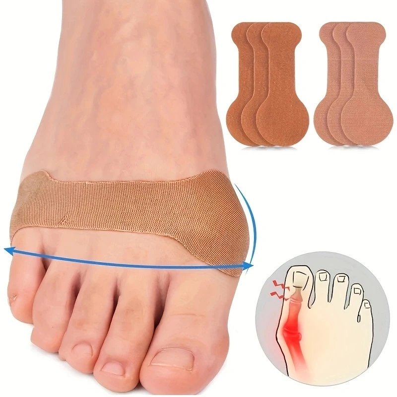 1pc Thumb eversion correction patch big toe splitter anti wear foot patch motion protection joint fixation