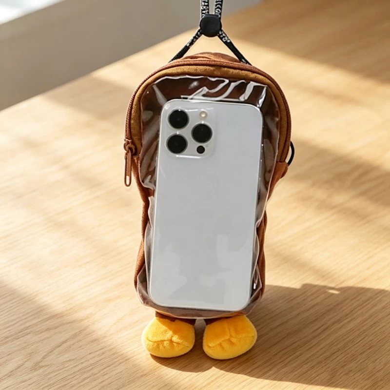 Cute Ugly  Crossbody Bag for Women Walking Mobile Phone Bag Cartoon Doll Design Fashionable Small Bag Female Youth view 5