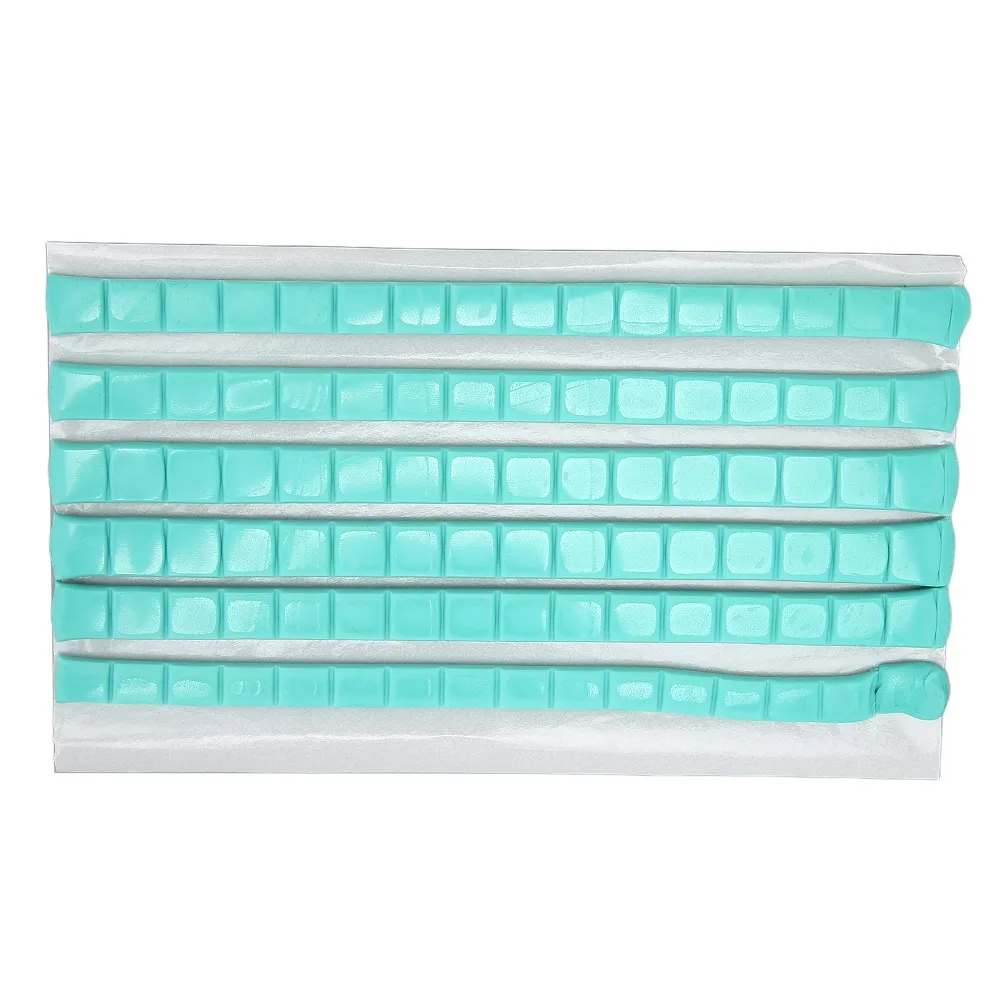 96 pieces per pack Green Nail Art Glue Clay Non-marking And removable Reusable feature Tacky Putty Multipurpose use