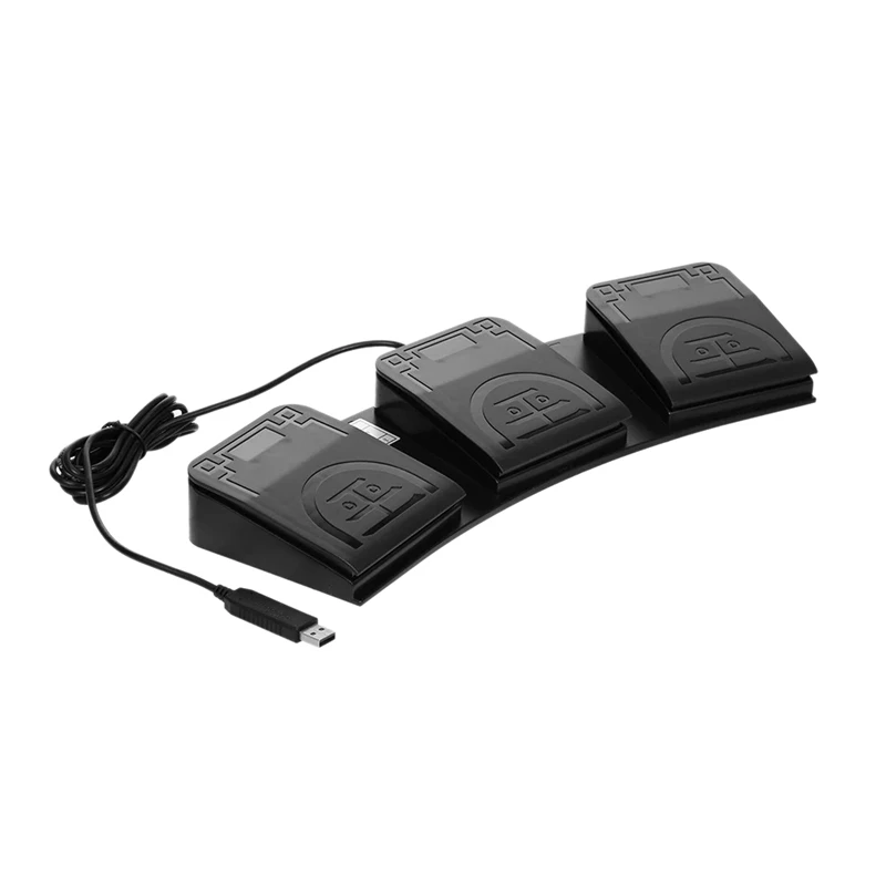 ●FS2020U1 USB Foot Switch Control Key Customized Computer Keyboard Action Pedal for Devices Instruments Computers Office