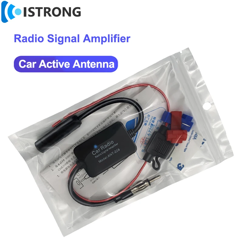 

30dBi ANT-208 Car Active Antenna DAB/AM/FM Digital Radio Signal Amplifier Booster Compatible With All Stations Waterproof