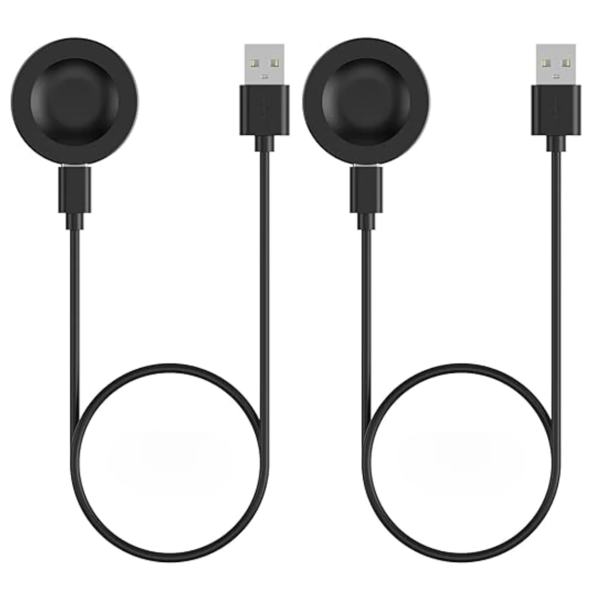 2-Pack Replacement Charger for Huawei Watch Ultimate/GT 4/4 Pro/3/3 Pro/GT3/GT3 Pro/GT2 Pro/GT Cyber/Buds USB Smartwatch Charger