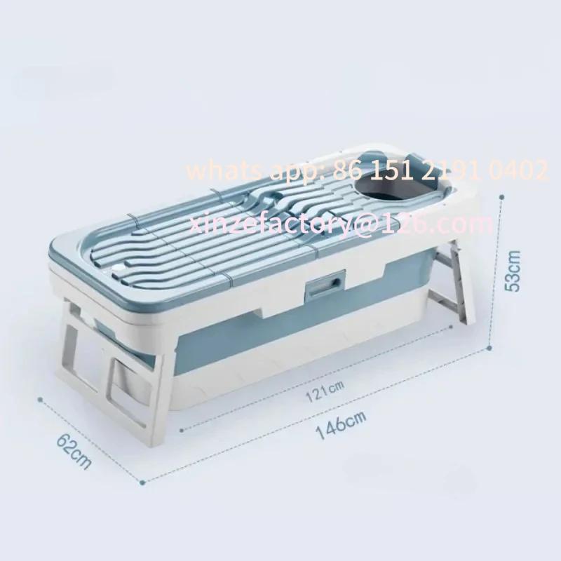 Customizable Bathtub for Adults Ice Bath Spa Plastic Bathtubs Children Swimming Bucket Sauna Lid Cover House