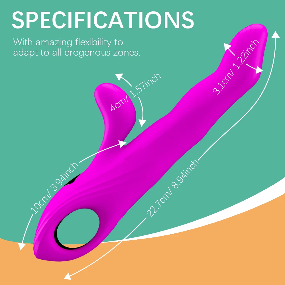 New Style G Spot Vibrator for Women Wriggle Stimulator Vibration Vagina Clitoris Masturbator Dildo Vibrator Adults Sex Toys 18