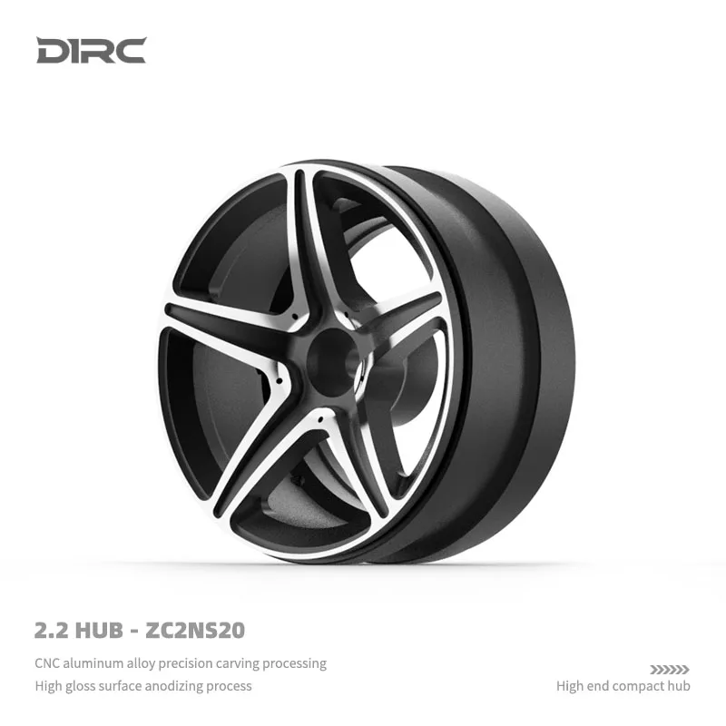 

2PCS 2.2 Inches Metal Simulated Wheels Hub for 1/10 RC Crawler Car Traxxas TRX4 G500 TRX6 G63 Diy Parts