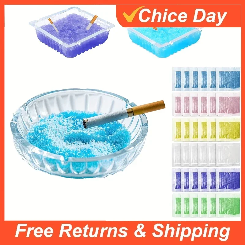 30Pcs/Lot Smoke Removal Sand Soot Cleaner Ashtray Cleaner Remove Smoke Smell Indoor Air Clean Film Cleaner Smoking Amagi