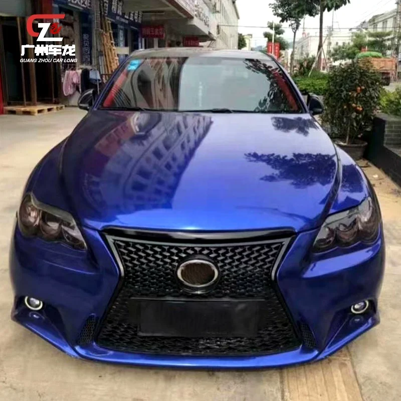 Factory direct Car Body Kit Front Bumper And Grille Upgrade to Lexus Is Style For Toyota Mark X Reiz 2005-2009 Car bumpers