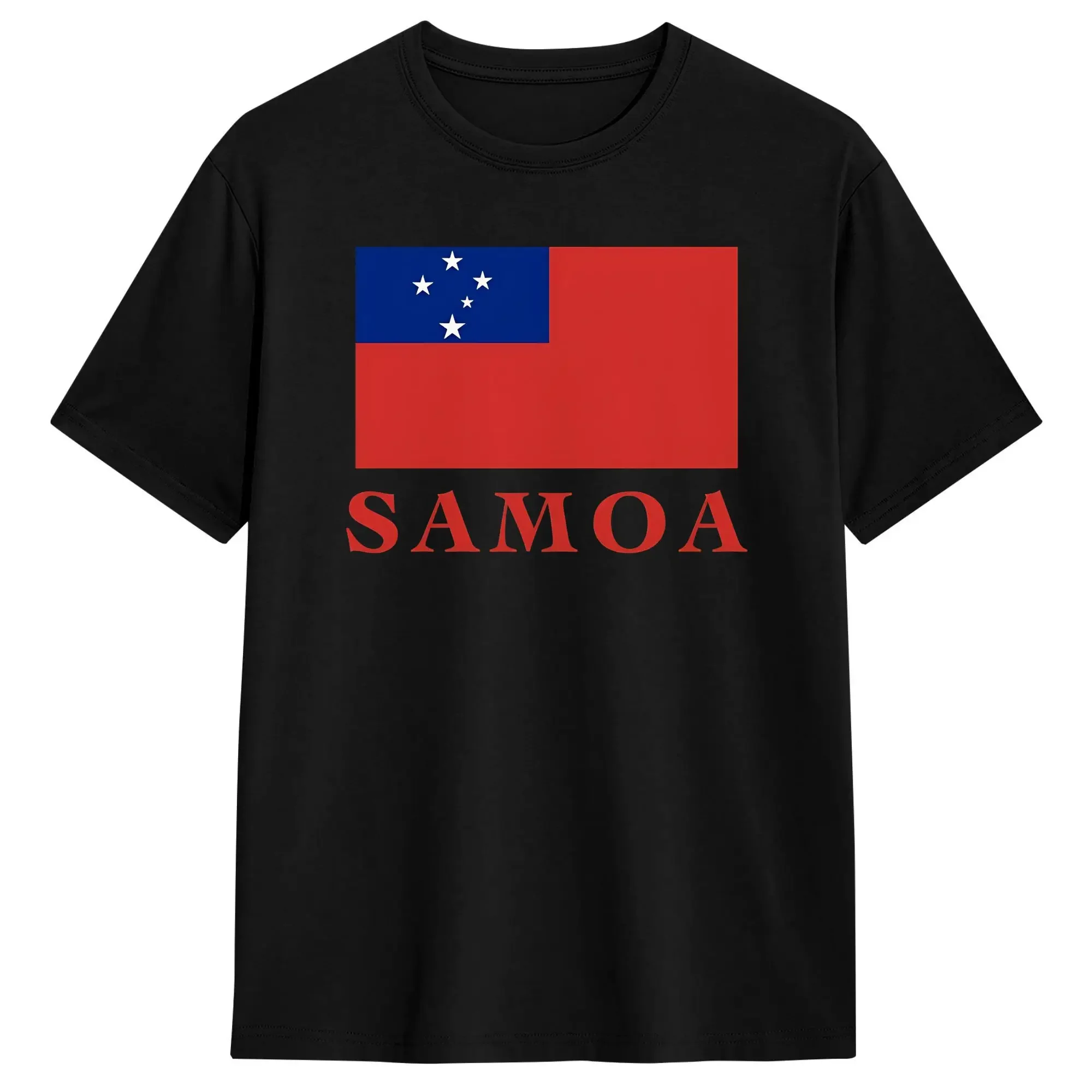 Samoa Flag Men's T Shirts  Funny Tee Shirt Short Sleeve O Neck T-Shirt 100% Cotton Summer Clothing