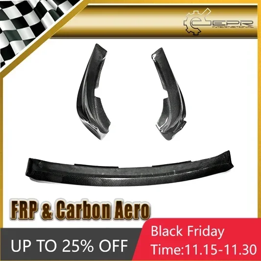 Car Styling For Hyundai Coupe Rohens Genesis 2013 -15 only M&S Carbon Fiber Front Lip (3Pcs)