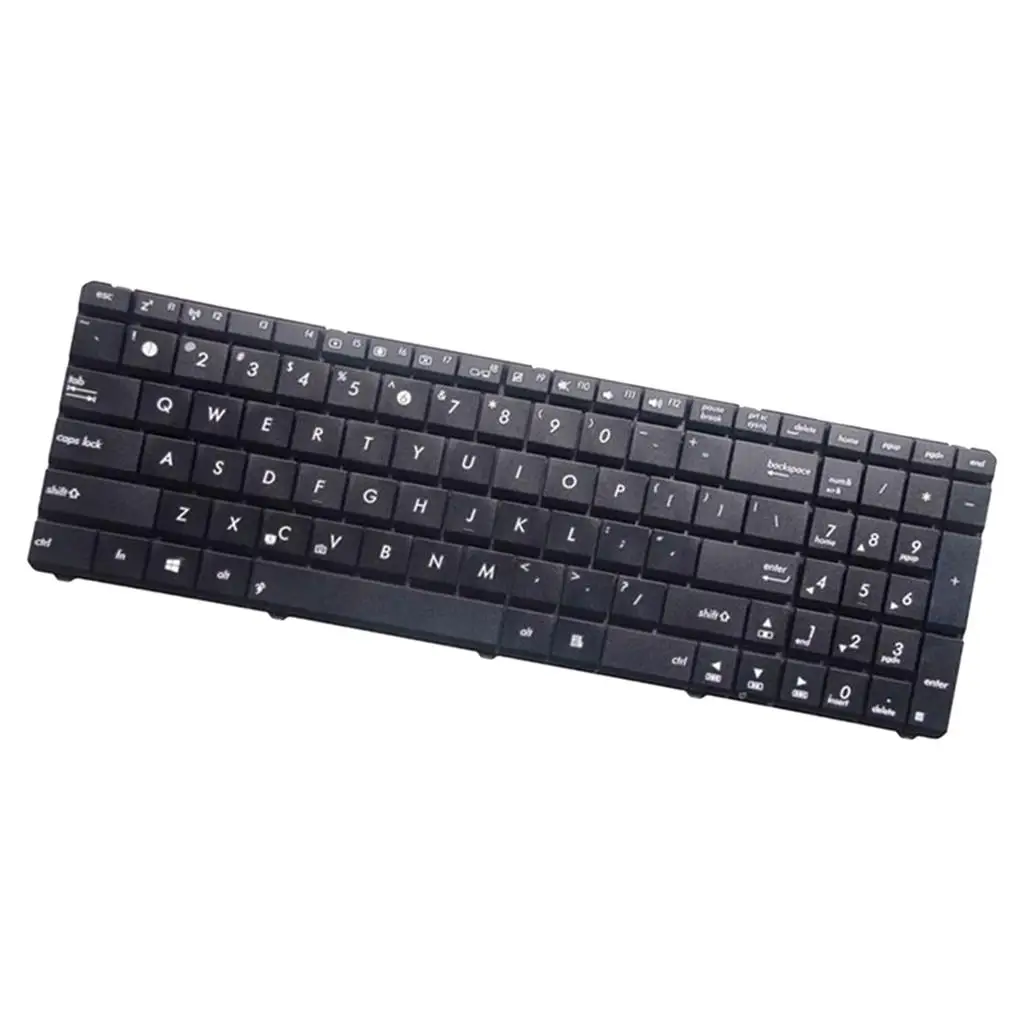Laptop Computer Keyboard Replacement Black Plastic English QWERTY US Full Key Keyboard for ASUS X53B X53U K53U K73B K73T