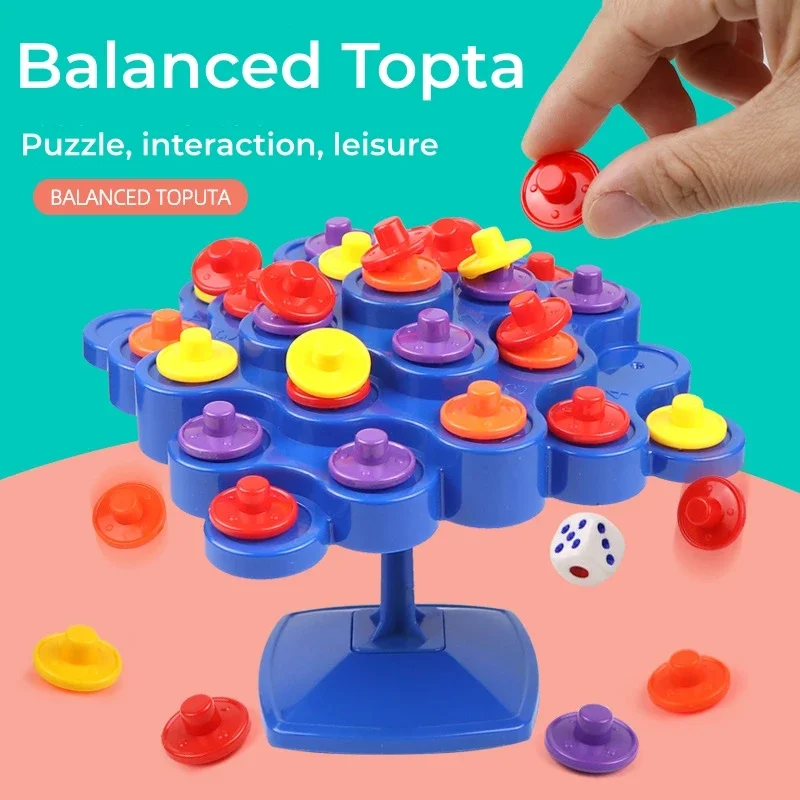 Balanced Tree Board Game Puzzle Games For Kids Parent Child Interaction Montessori Educational Stacking Toys Learning Gifts