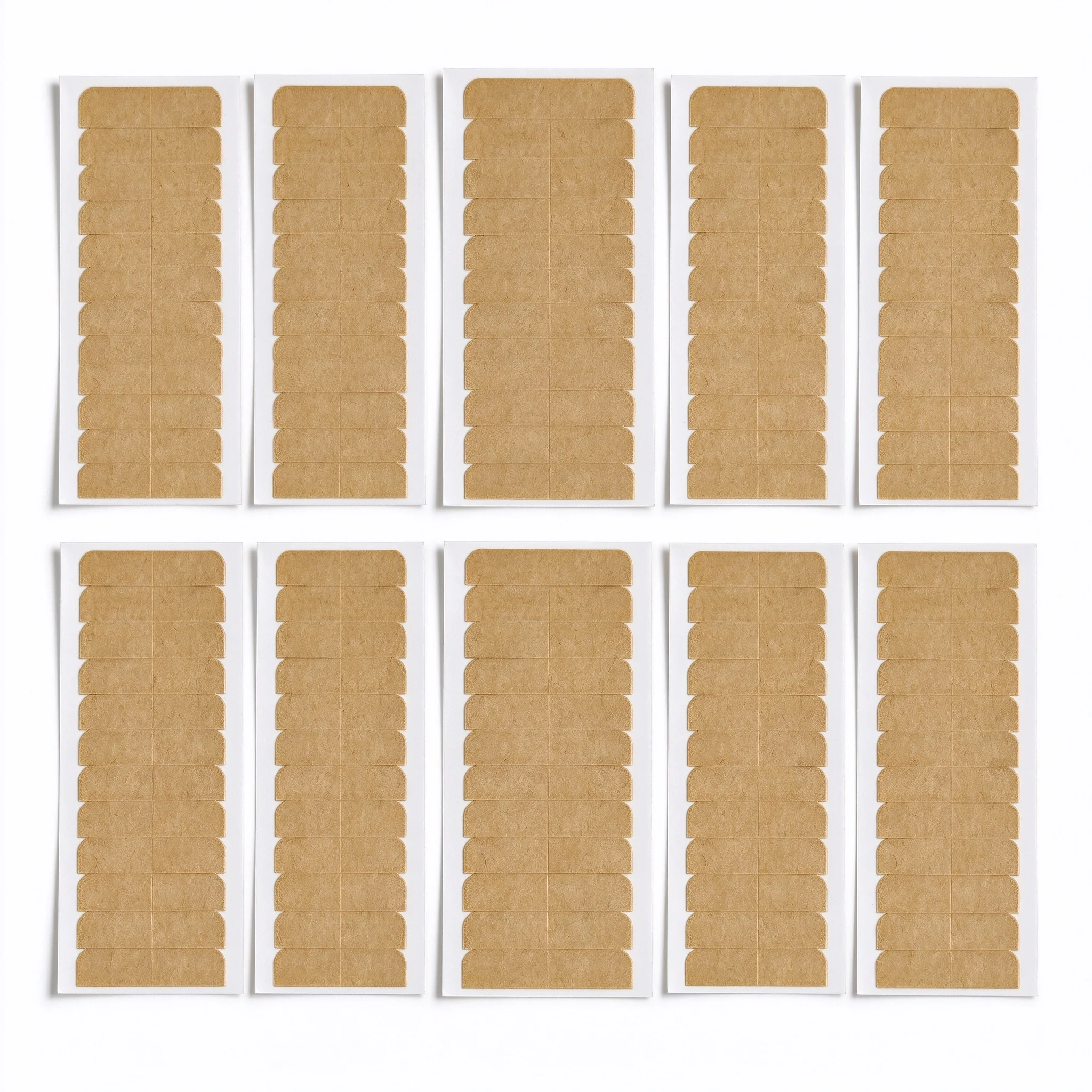 Invisible Wig Glue Adhesive Materials Double Sided Tape For Lace Front Toupee 1/2/3/4/5/10Sheets Hair Extension Tape