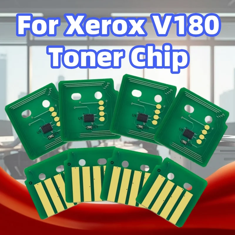 

8 шт. V80 барабанный чип для Xerox Versant 180 80 2100 тонер-картридж принтера 013R00674 V180