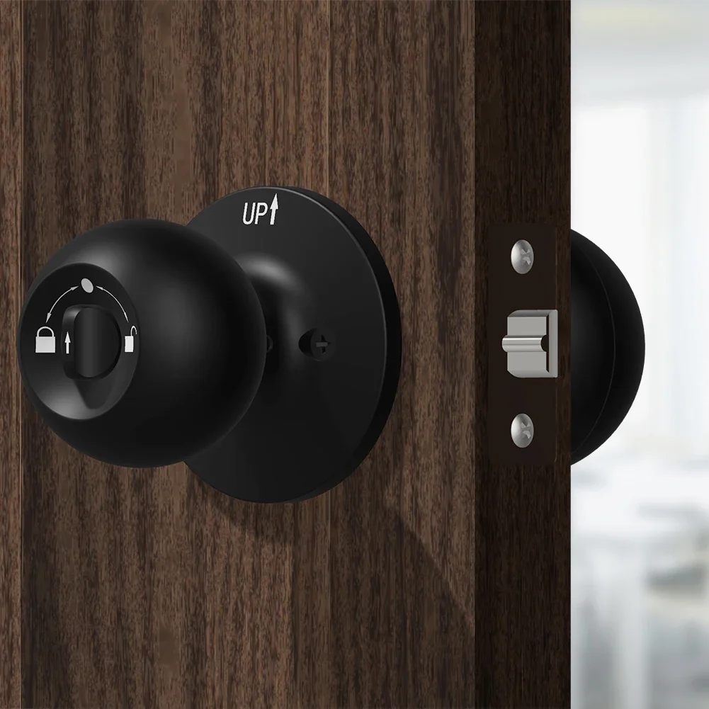 Smart Lock Fingerprint Door Lock Rechargeable Fingerprint Door Knob with Keys TUYA App Control for Bedrooms Cloakroom