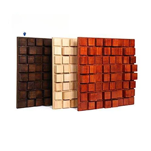 Custom 12mm 16mm thick sound diffuser wooden soundproof panel