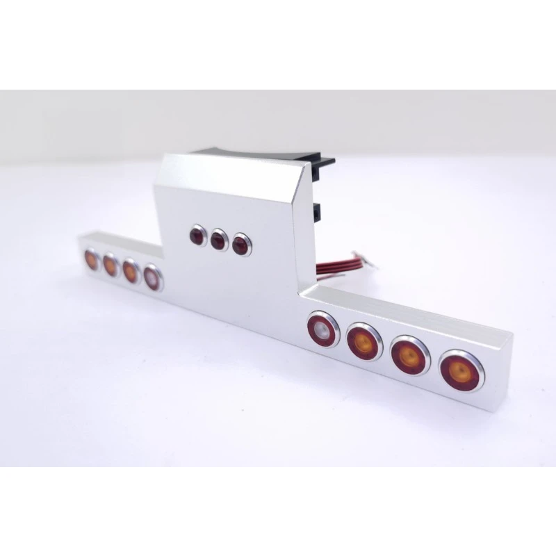 1/14 Tractor Truck Tail Light Angel Eye Headlight with Remote for RC Car Model Upgrade Accessory