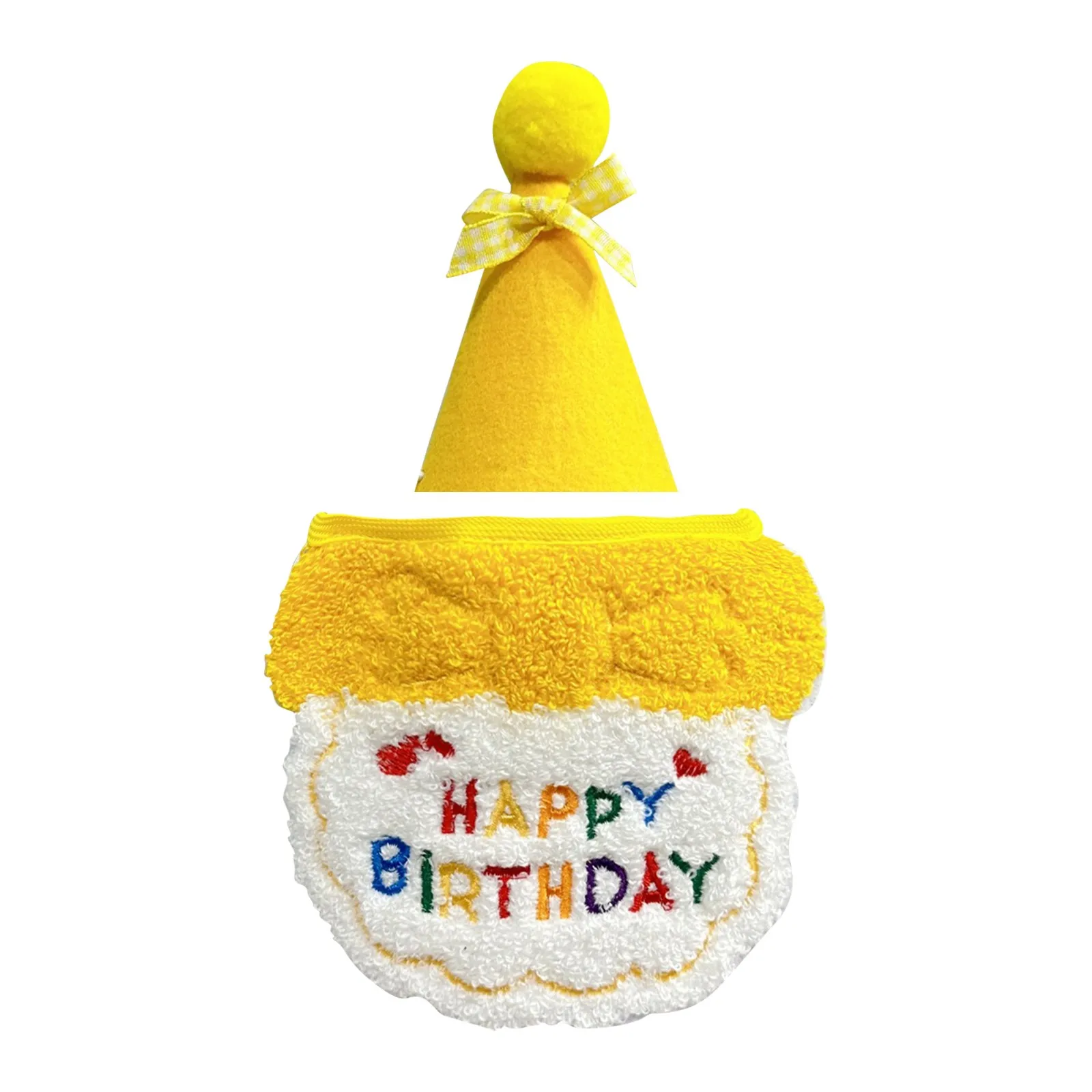 زي عيد ميلاد الحيوانات الأليفة والقطط والكلاب - مجموعة قبعة ومريلة لعيد الميلاد، مريلة وشاح لطيف لعيد الميلاد وقبعة حفلات مستلزمات أعياد ميلاد الحيوانات الأليفة قابلة للتعديل #4