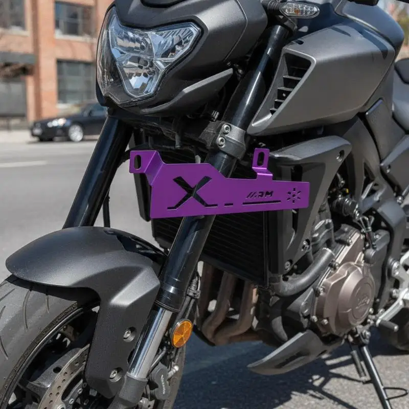 1Pc Motorcycle Water Tank Mesh Decorative Bracket Rustproof Aluminum Alloy Radiator Guard for Motorbike DIY Customization Proje
