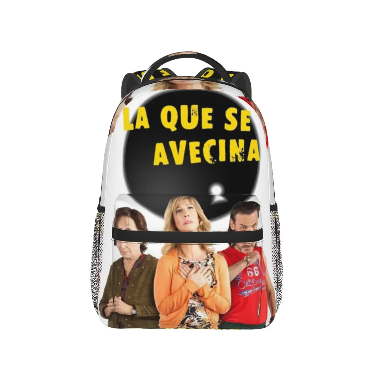 La Que Se Avecina กระเป๋าเป้สะพายหลังชายหญิง Bookbag นักเรียนโรงเรียนกระเป๋าการ์ตูนเด็ก Rucksack กระเป๋าสะพายขนาดใหญ่ความจุ