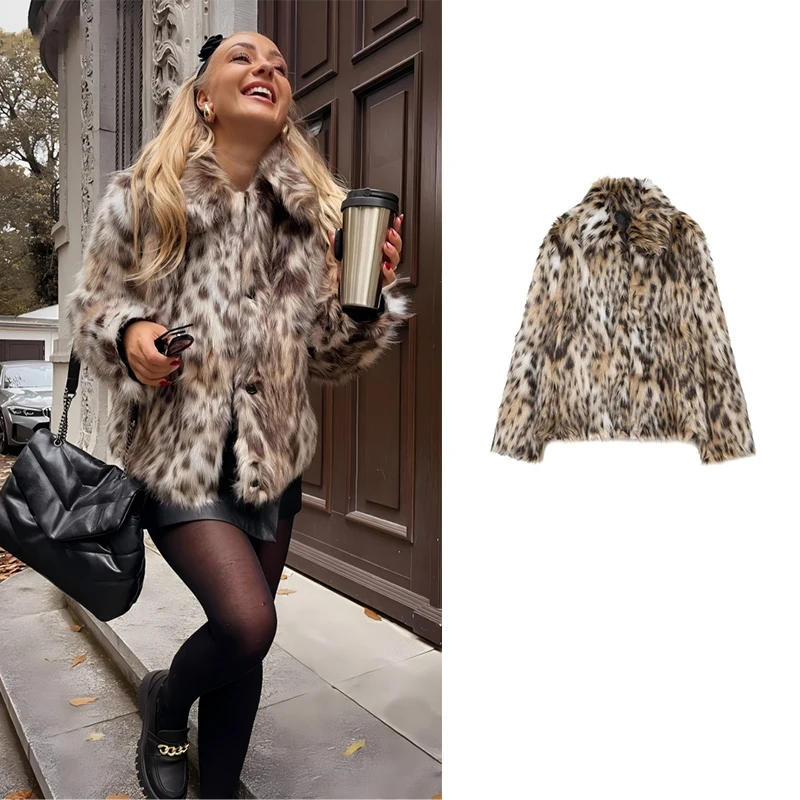 Guobioziy 2026 Winter Women Turn Down Collar Short Jacket Retro  Outerwear Bold Street Aesthetic Party Night Outfit Daily Viral