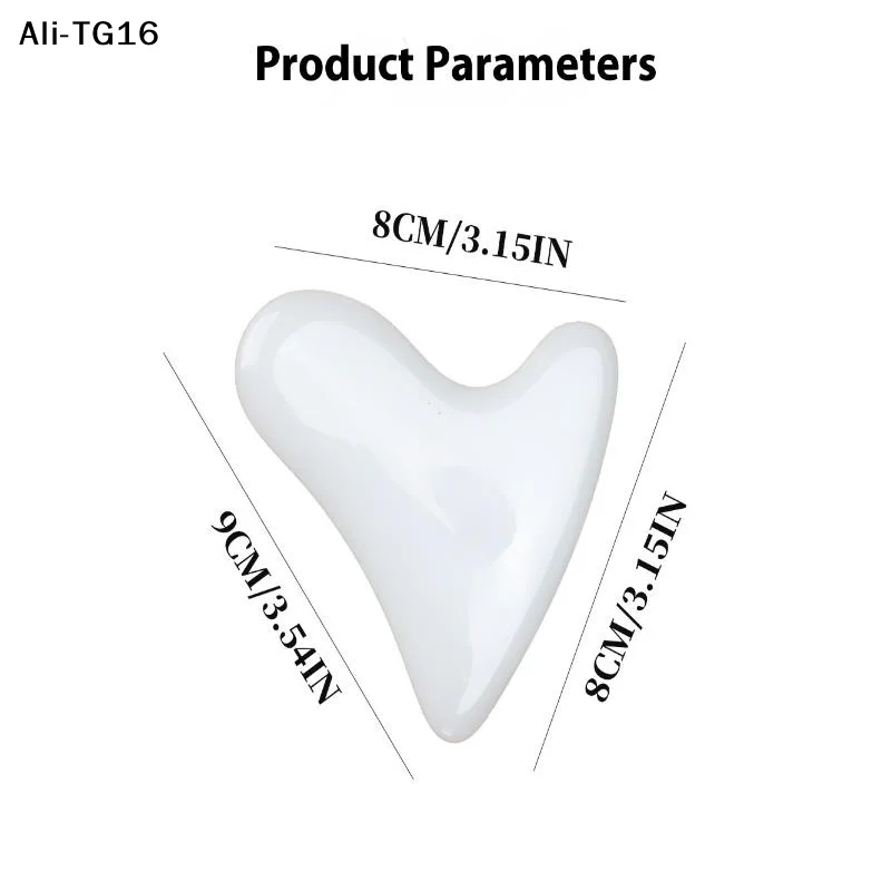 【Ty2】1Pc 2026 High Silicon Glass Gua Sha Scraper Facial Massager Tool Guasha Massage Board Face Lift Slim Scraper Scraping Plate