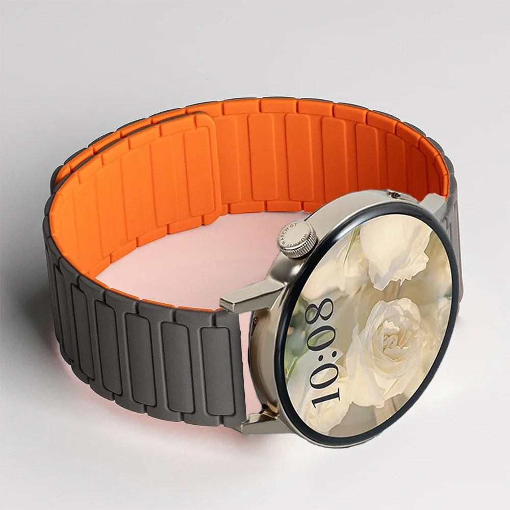 20MM 22MM Magnetisches Silikonarmband für Samsung Galaxy Watch 7 FE 6 5 4 40/44mm Classic 5Pro Band für Huawei Watch 5 GT6 5Pro 46MM