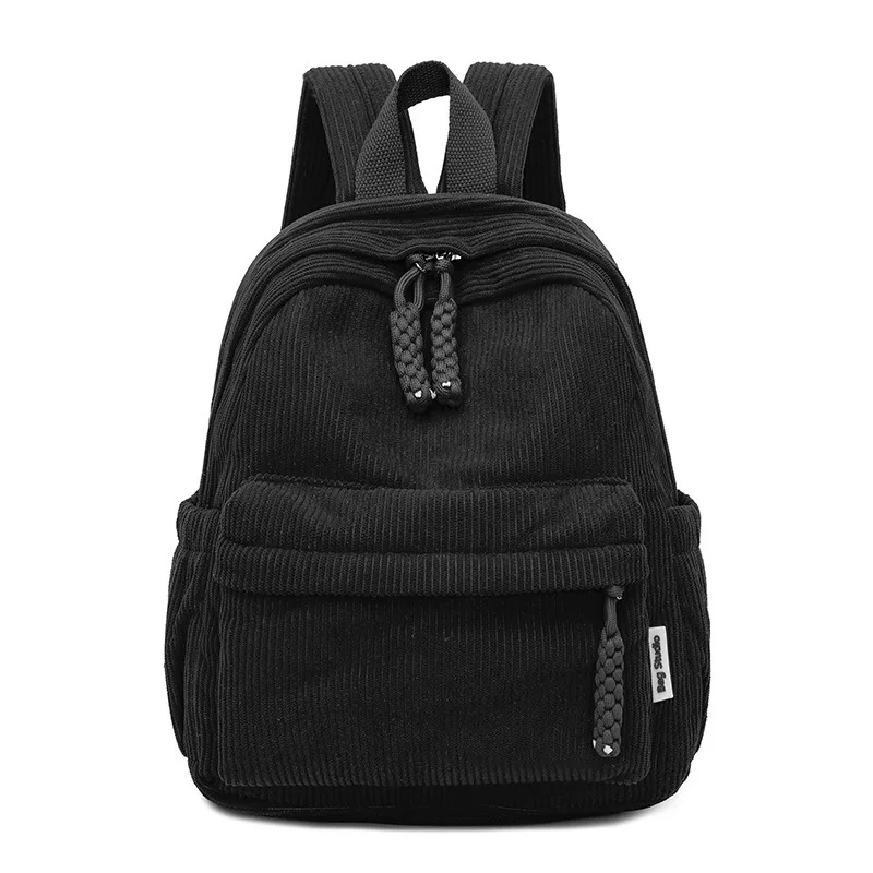 

Fashion Backpack for Women 2025 New Corduroy Crossbody Bag Winter Small Student Casual Ins Style Rucksack Cute Mini Backpack
