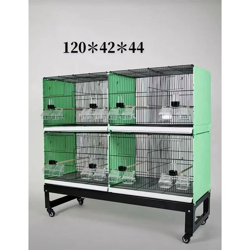 Manufacturer wholesale Hot Sale Big Breeding Cage Multilayer Movable Splice Luxury Love Bird Cage For Sale