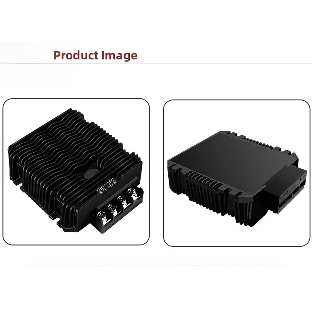 24V Input 13.8V 80A Output DC-DC Converter with High Efficiency 97.3% and Comprehensive Safety Protections for Field Use