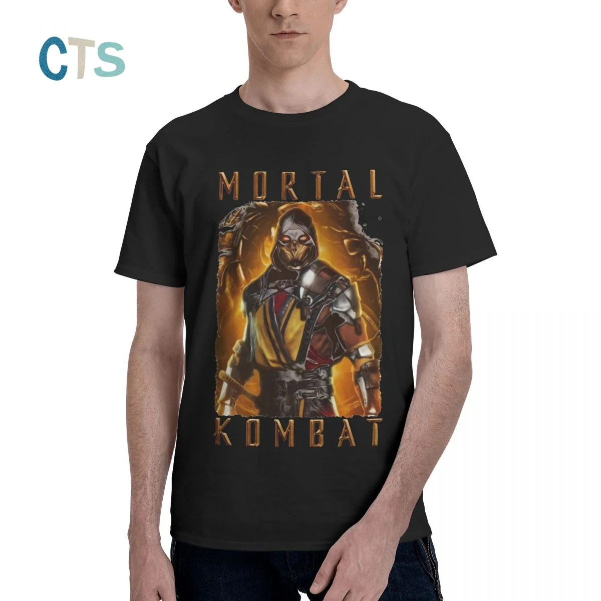 Cah Gelutan Mortal Kombat T-Shirts for Men Game Novelty 100% Cotton Tees O Neck Short Sleeve T Shirt Plus Size Clothing