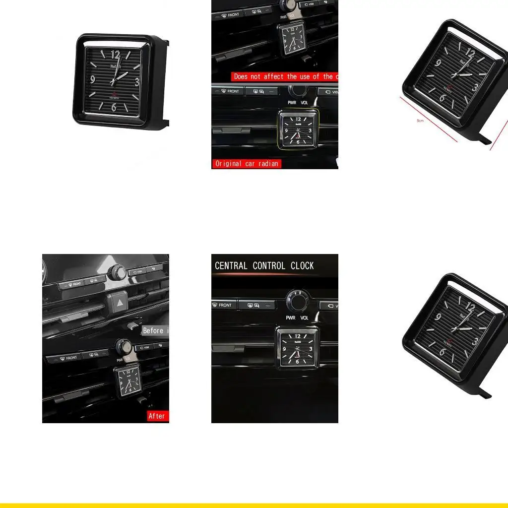 

Automotive Interior Accessories для Alphard Vellfire 40 Series Car Central Control Mounted Mounting Clock Clock