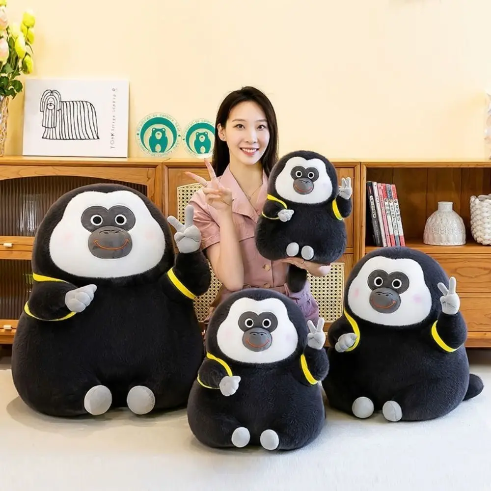 22cm New Monk Face Biiye White Face Monkey Plush Toy Cushion Doll Teddy Bear Banana Monkey