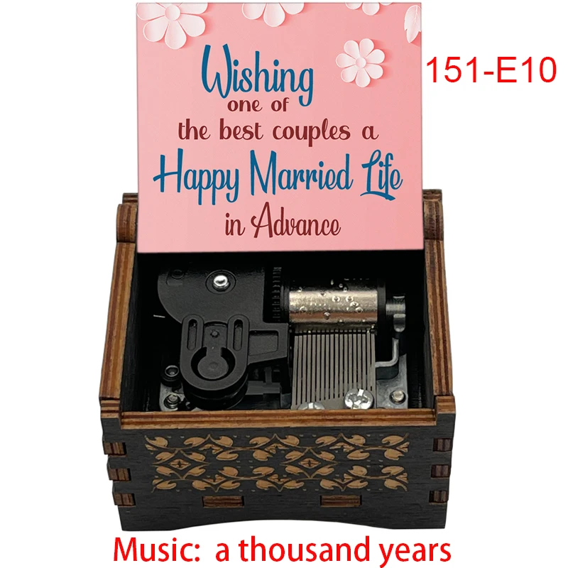 Тысяча лет Свадебная музыкальная шкатулка тема вампира Мелодия девушка любовник день рождения милый подарок