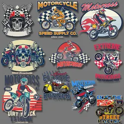 Motocross High Performance Rider Street Racing Iron-on Transfers for Clothing  Easy to Use DIY Decoration