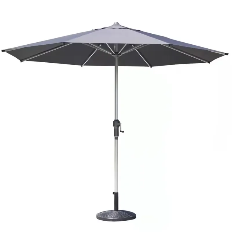 for UV50+ Rectangular Terrace Umbrella with Center Rod Waterproof Fabric Linear Yardage Protection Grade for Garden