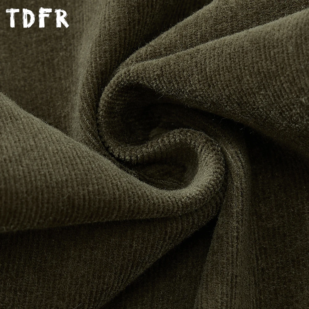 سروال قصير للرجال متعدد الجيوب للخريف والشتاء سروال كلاسيكي مستقيم فضفاض للرجال #6