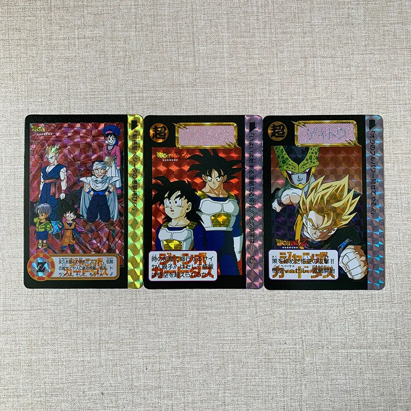 Anime Dragon Ball DIY ACG Torankusu Chichi Piccolo Vegeta Yonsei Cell Desktop Battle Game Collectible Cards Birthday Toy Gift