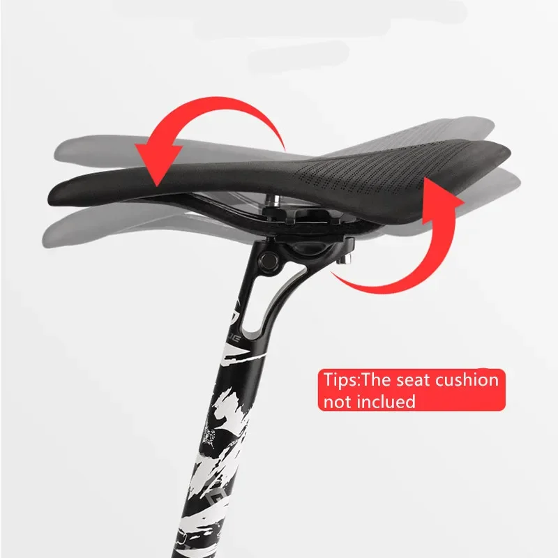 LUNJE Bicycle Seat Tube Ultralight Aluminum Alloy MTB Bike Seat Post Mountain Road Bicycle Seatpost   27.2/30.9/31.6mm*400mm alu