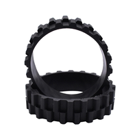 Update 2PCS Wheel Tires for Xiaomi Mijia 1C/2C/3C S5 Series/T6/T7 Robot Vacuum Cleaner Wheels Anti-Slip Replacement Parts