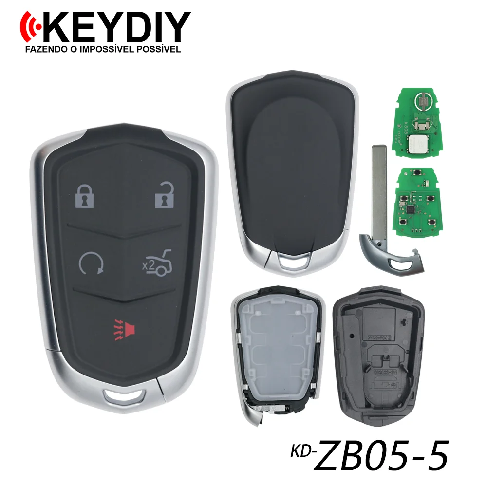 

KEYDIY Universal Remote ZB05-5 Remote Control Car Key ZB Series For KD900 URG200 KD-X2 Mini KD KD-MAX