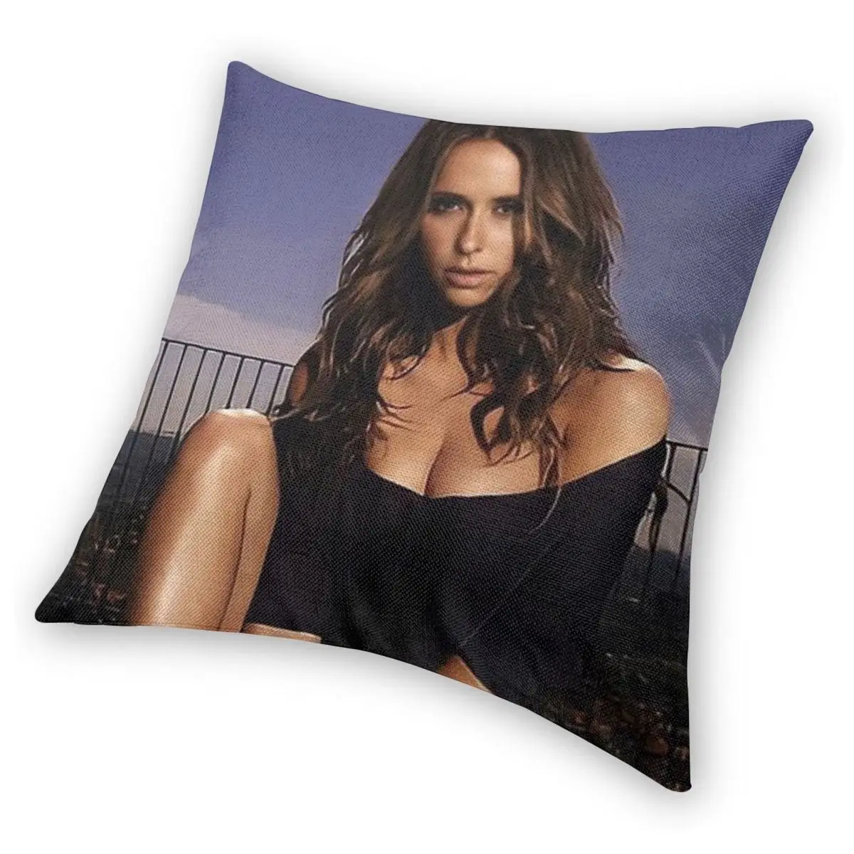 جنيفر الحب هيويت ألبوم ساحة المخدة البوليستر الكتان المخملية الإبداعية البريدي ديكور غطاء وسادة السيارة بالجملة