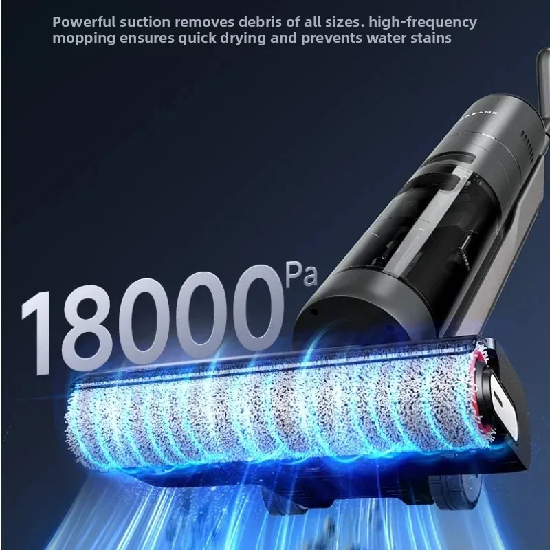 18000pa Dreame W8 plus Hot Wash, Fast Drying, Self Cleaning, Sterilization, Washing and Dragging Double Edge Vacuum Cleaner