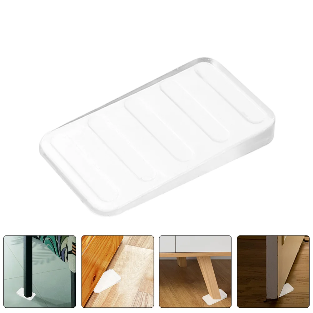 

8Pcs Portable Clear Furniture Leveling Shims Easy to Install Plastic Wedges Furniture Leveling Shims Toilet Shim