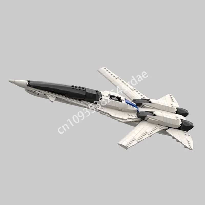 

698 шт. MOC Hypersonic Interceptor Jet Concept City Building Blocks Рождественская игрушка в подарок Обучающий подростковый коллекционный образовательный