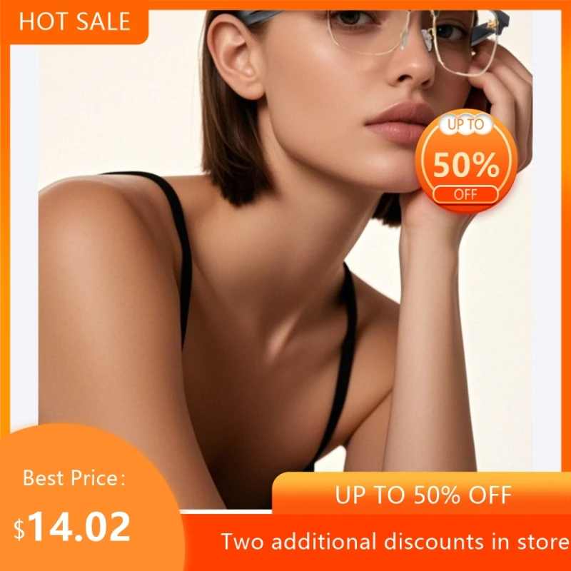 

Bluetooth Smart Glasses HIFI Music Voice Assistant Hands-free Call Ultra-light Fashion Eyeglasses For Men Women Daily Use 2026